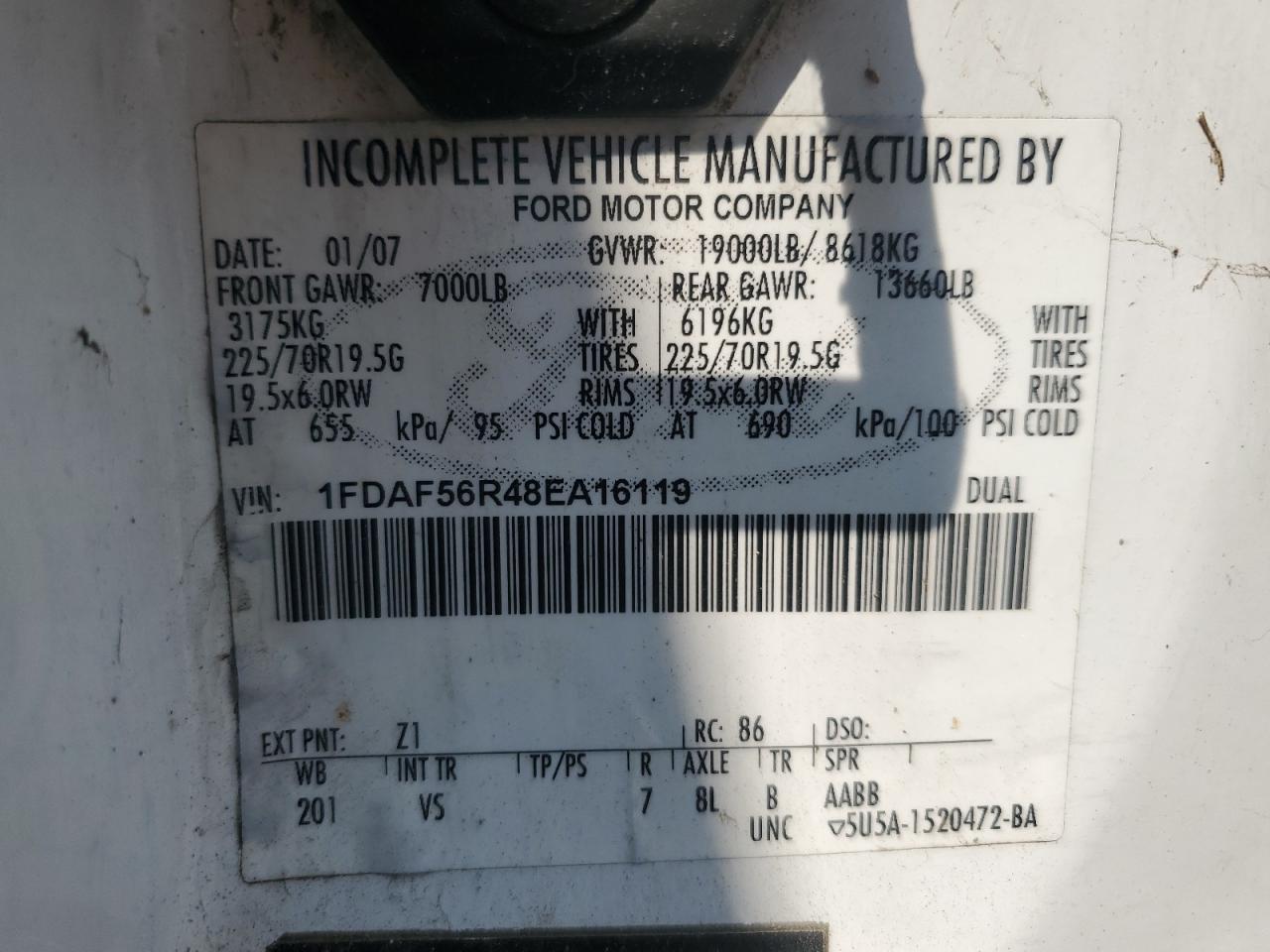 2008 FORD F550 SUPER DUTY photo 23