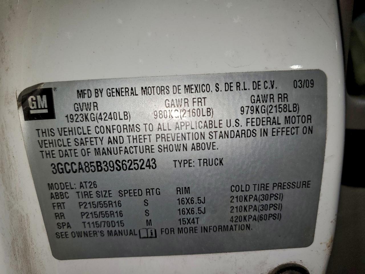 2009 CHEVROLET HHR PANEL LS photo 13