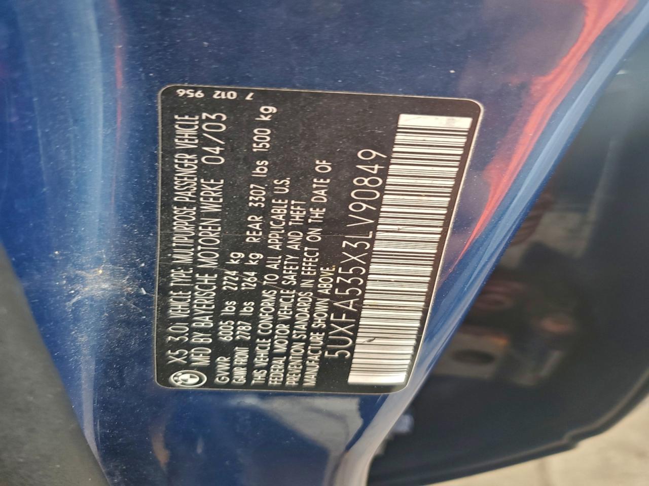 2003 BMW X5 3.0I photo 25