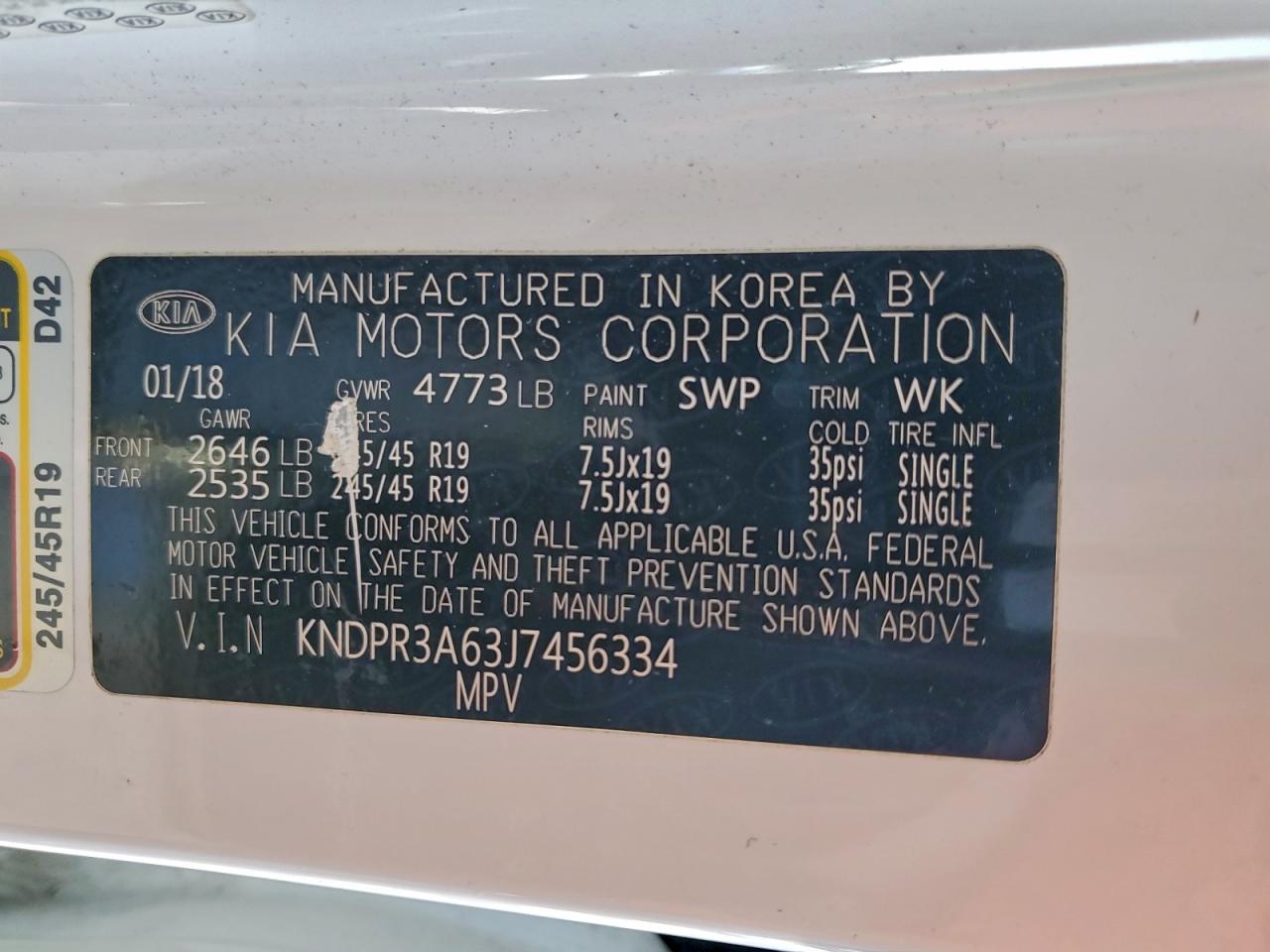 2018 KIA SPORTAGE SX TURBO photo 13
