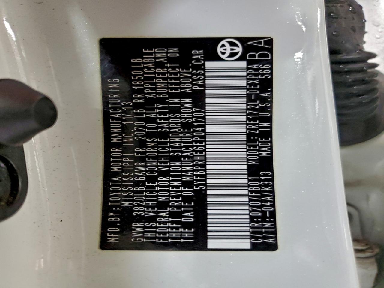 2014 TOYOTA COROLLA LE ECO PLUS photo 12
