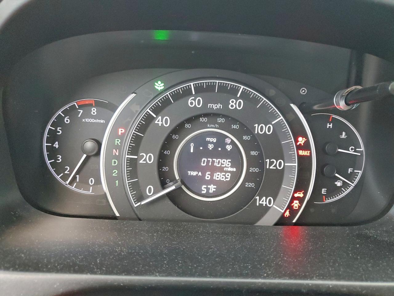 2012 HONDA CR-V EXL photo 9
