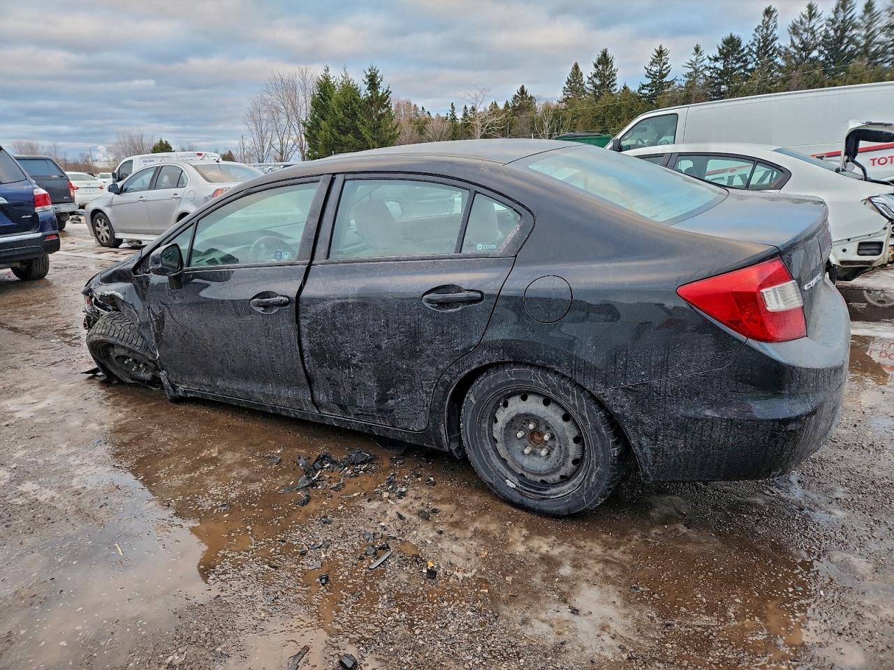 2012 HONDA CIVIC LX photo 2