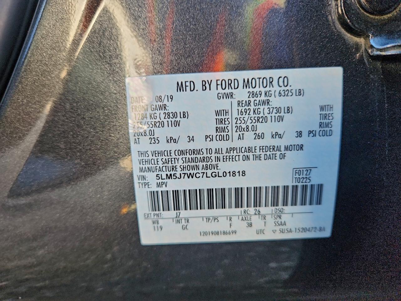 2020 LINCOLN AVIATOR RESERVE photo 13