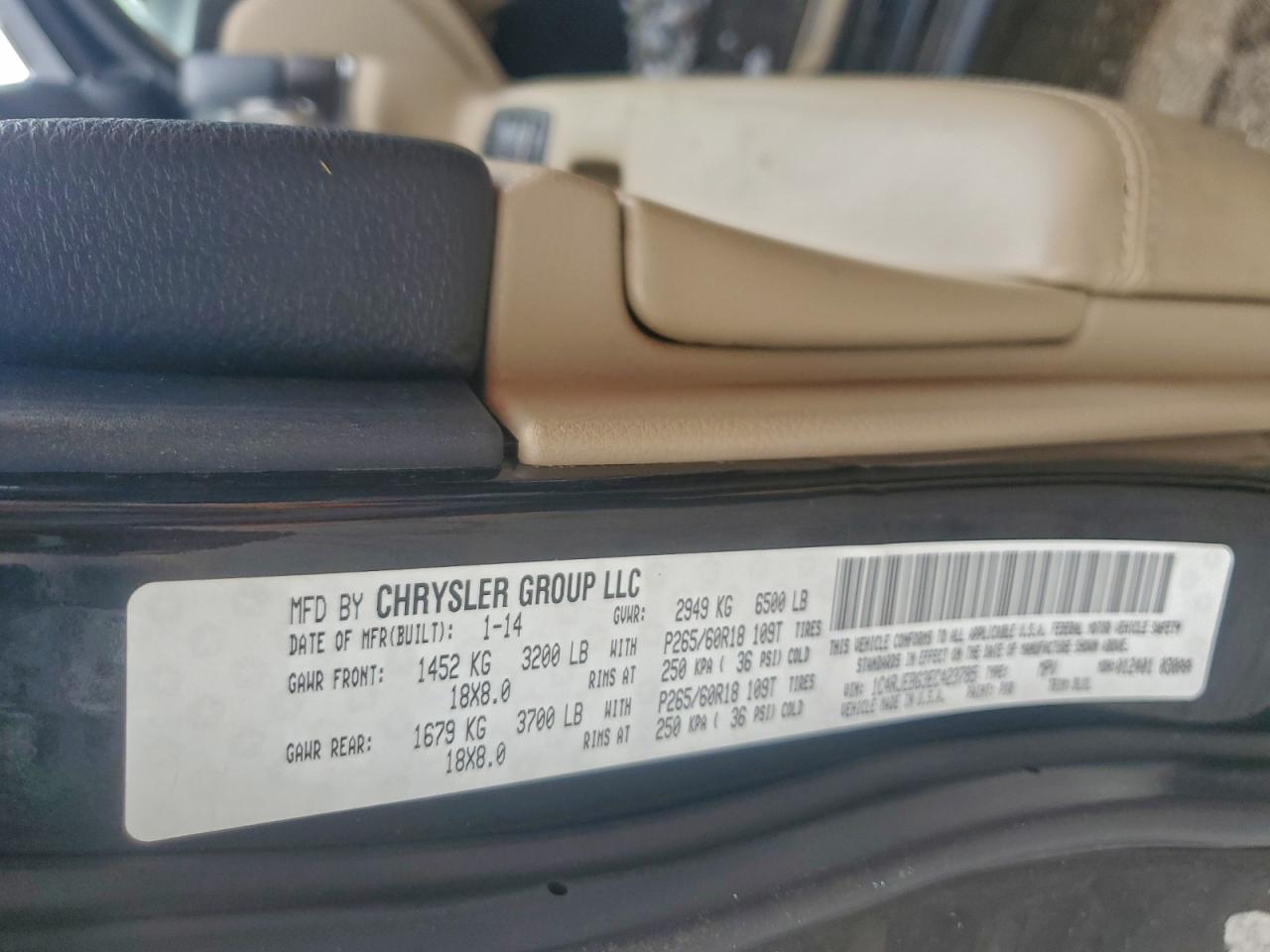 2014 JEEP GRAND CHEROKEE LIMITED photo 13