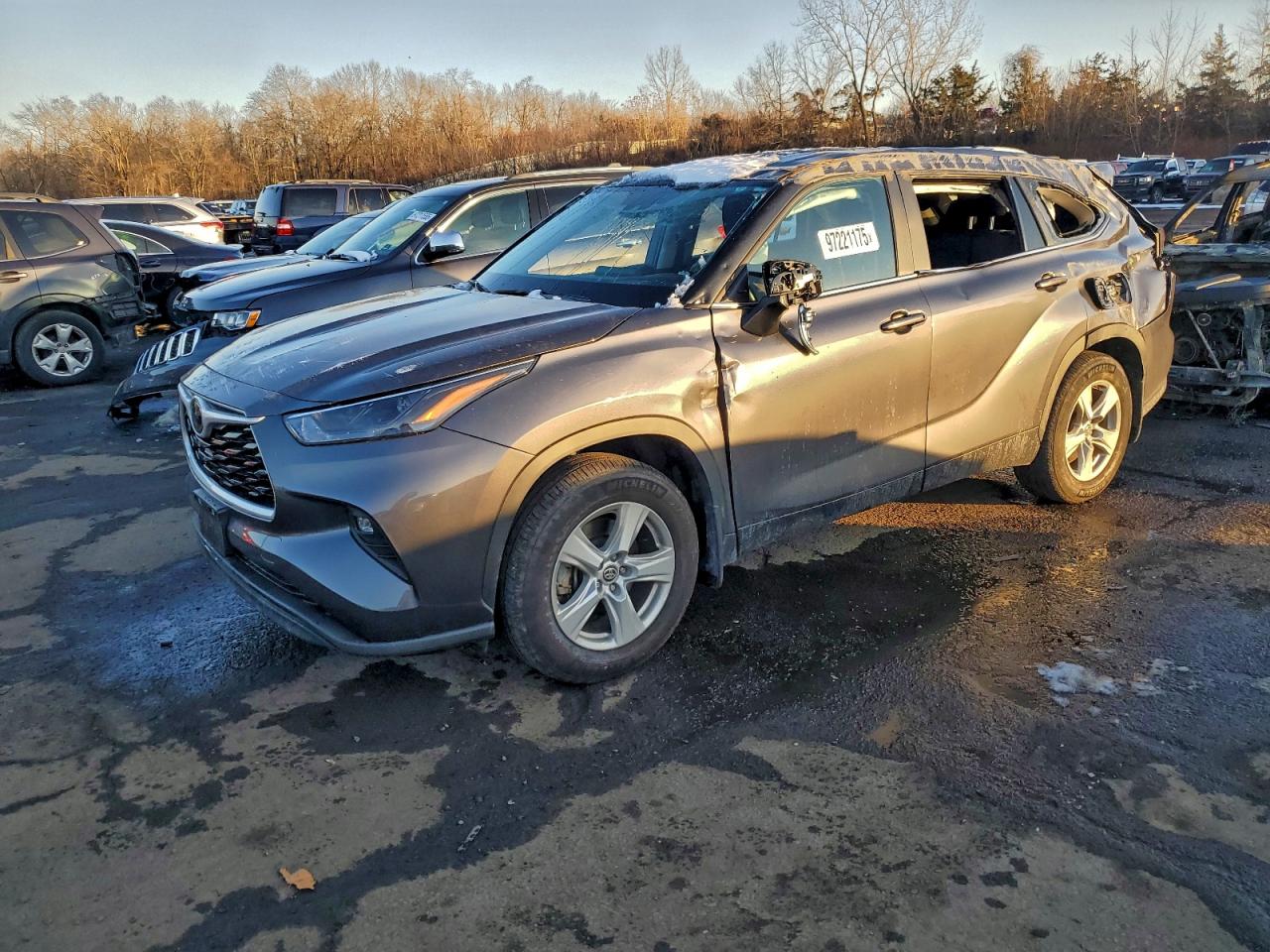 2024 TOYOTA HIGHLANDER LE — ROLLOVER damage — photo 1