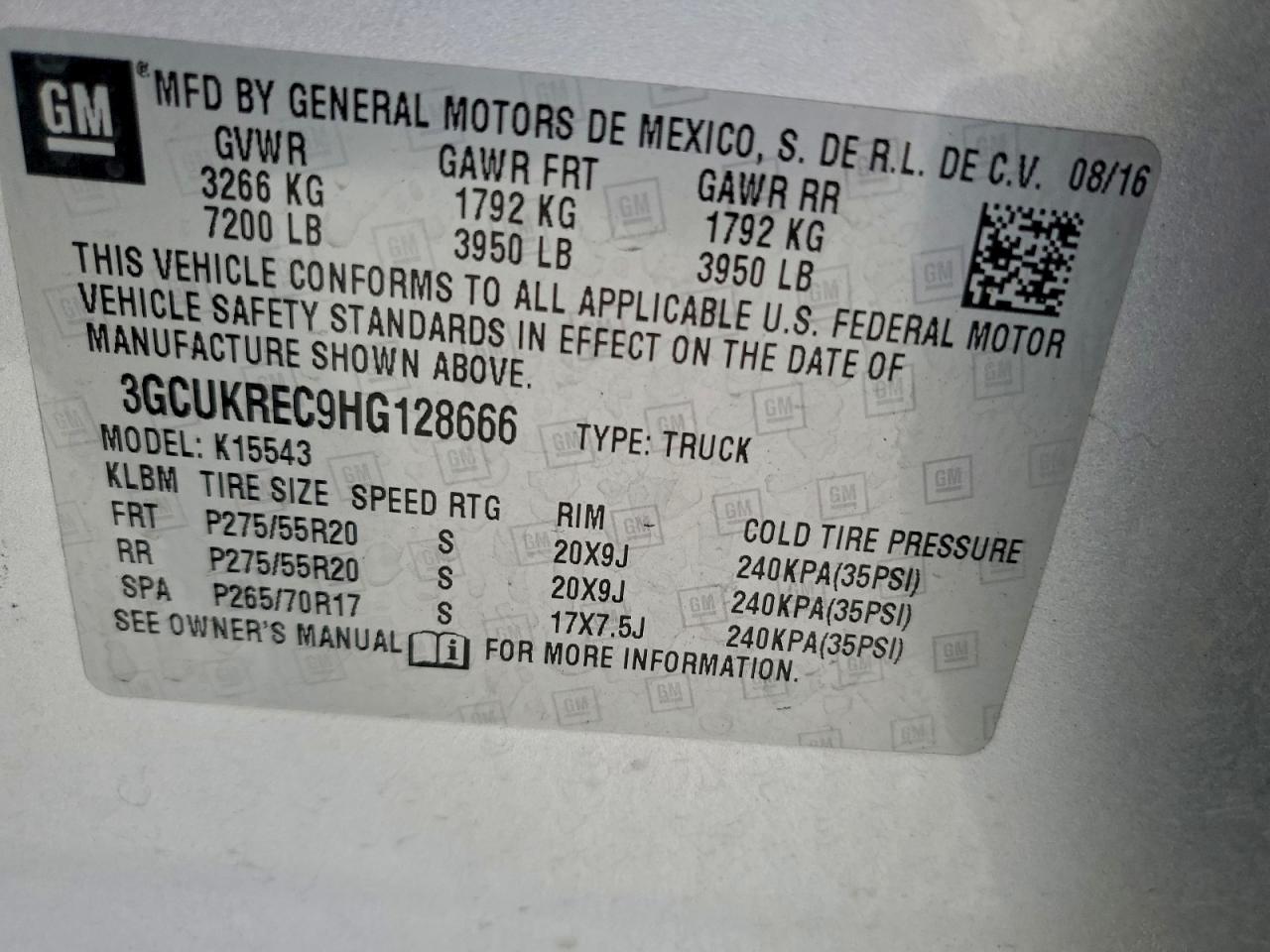 2017 CHEVROLET SILVERADO K1500 LT photo 23
