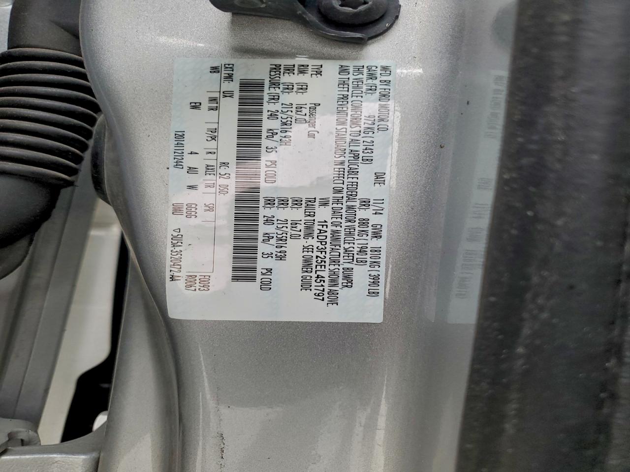2014 FORD FOCUS SE photo 12