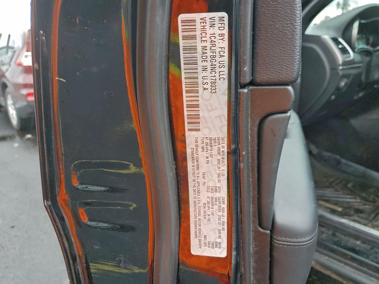 2022 JEEP GRAND CHEROKEE LIMITED photo 12