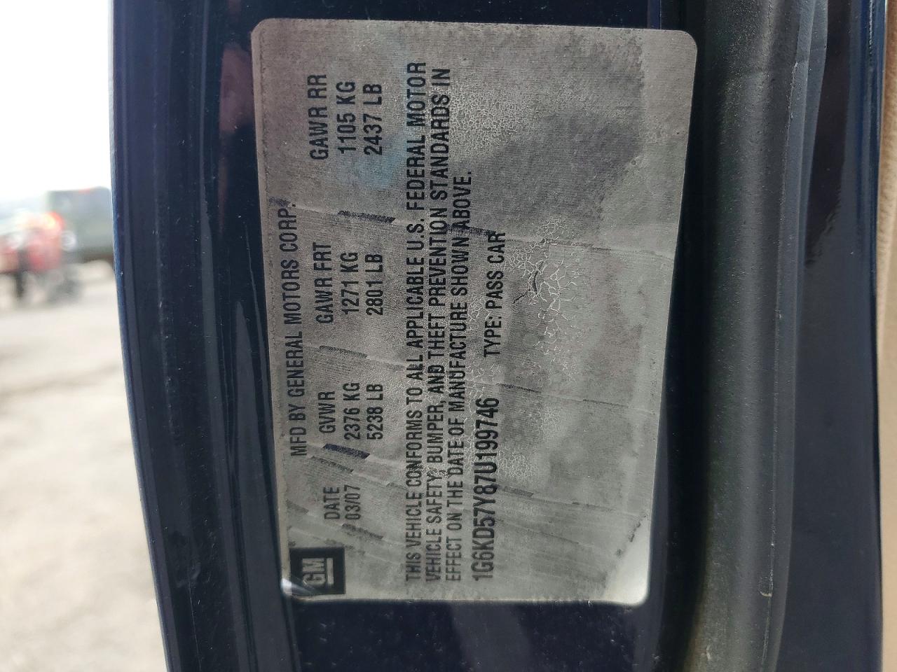 2007 CADILLAC DTS photo 12