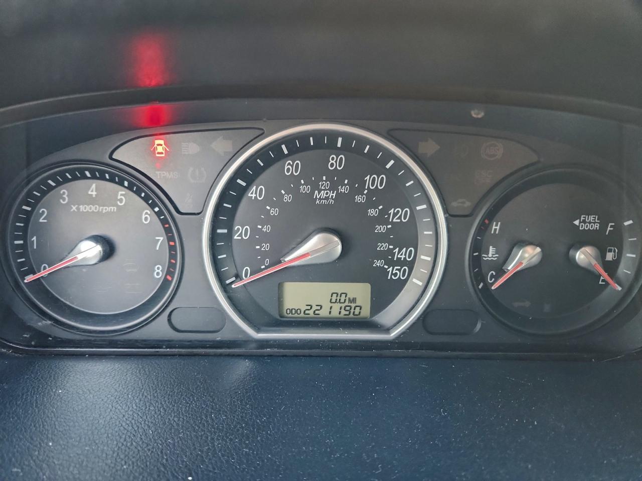 2008 HYUNDAI SONATA GLS photo 9
