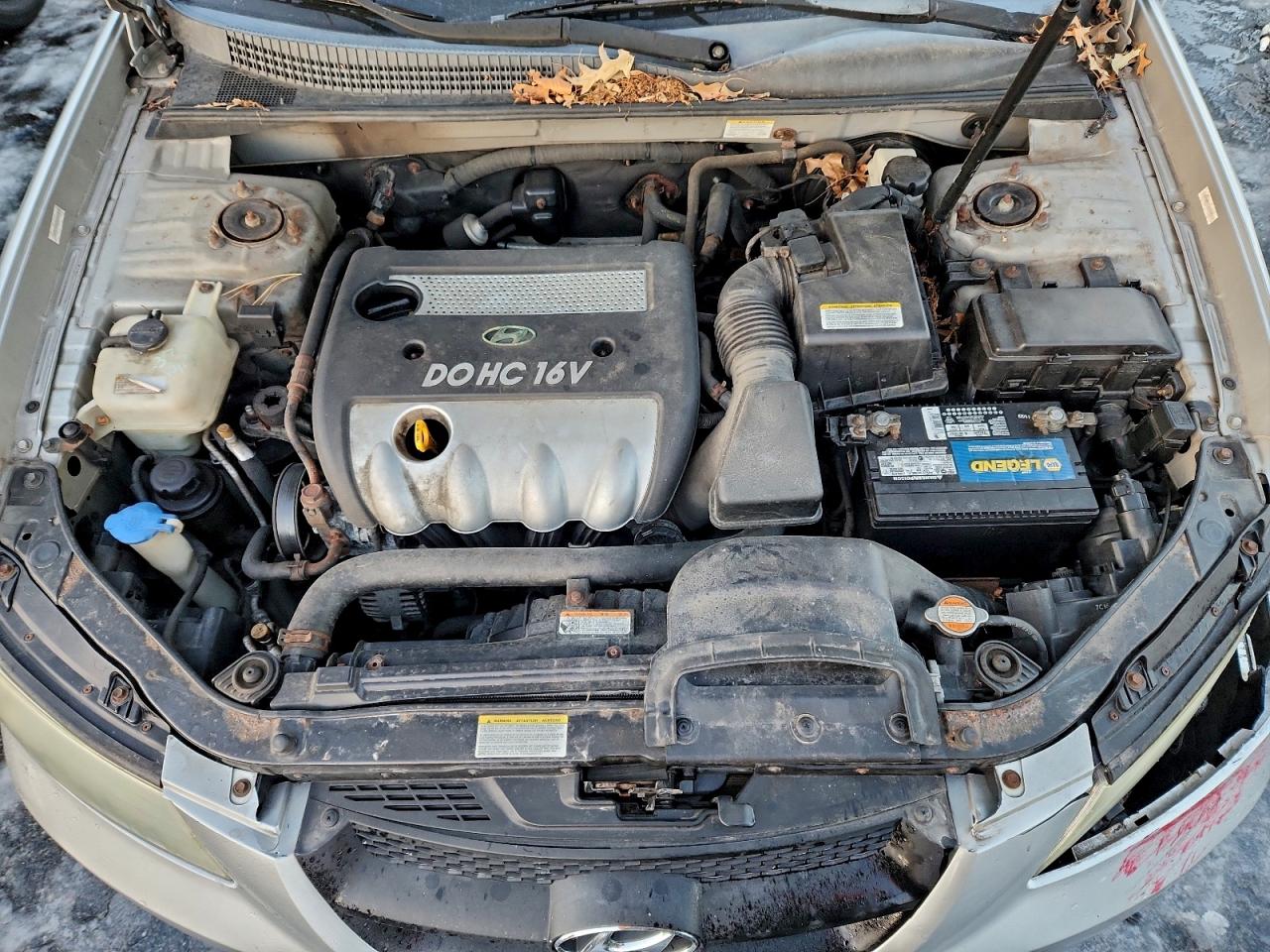 2008 HYUNDAI SONATA GLS photo 11