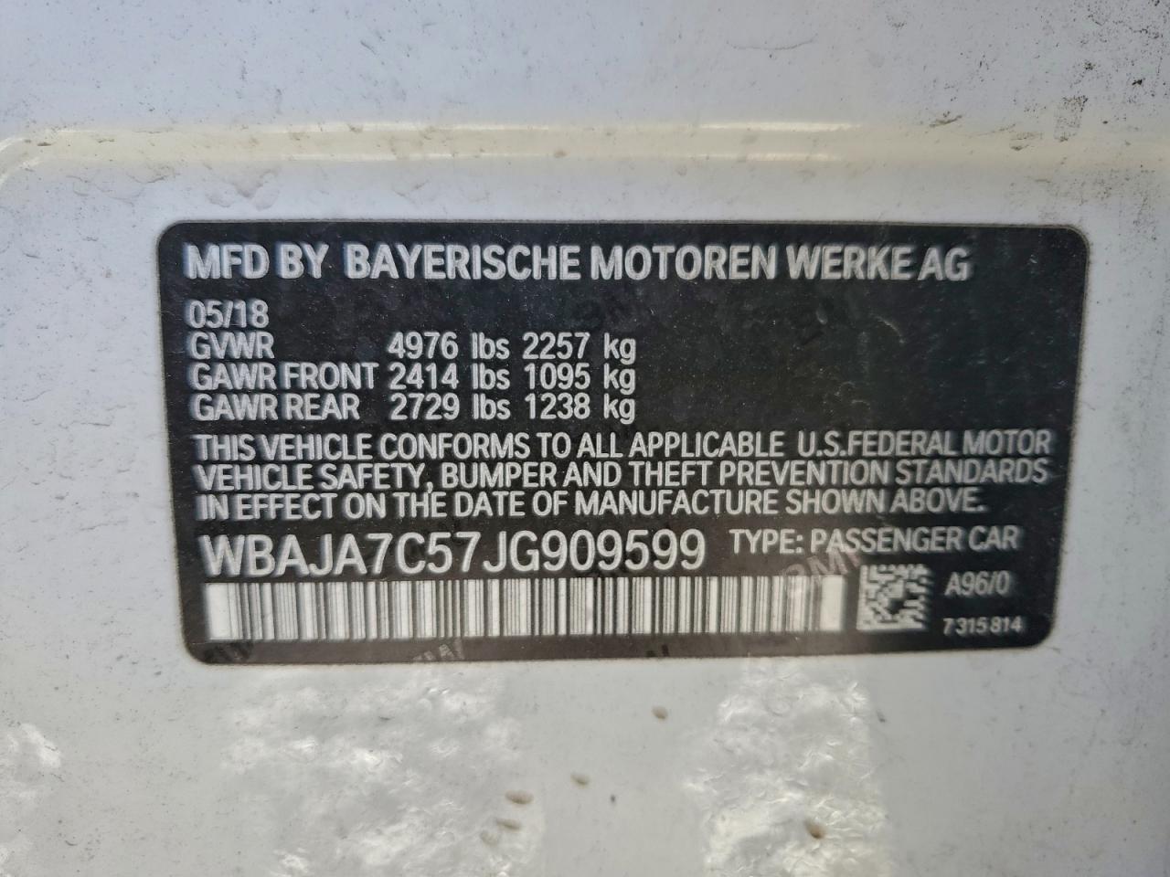 2018 BMW 530 XI photo 23
