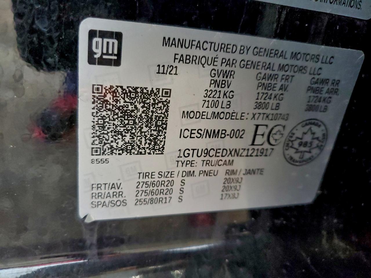 2022 GMC SIERRA LIMITED K1500 ELEVATION photo 12