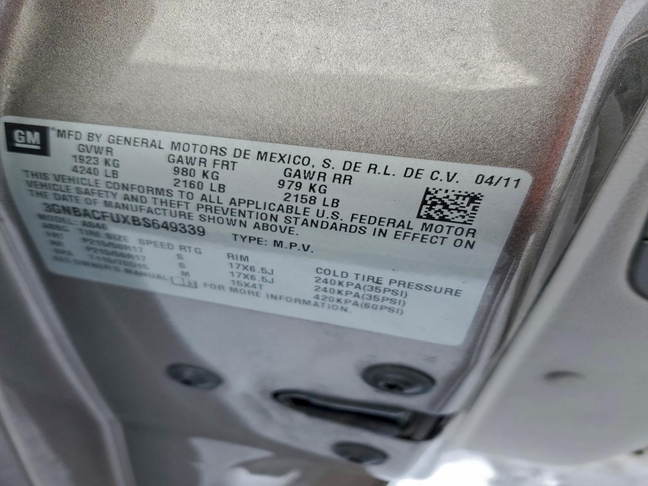 2011 CHEVROLET HHR LT photo 23