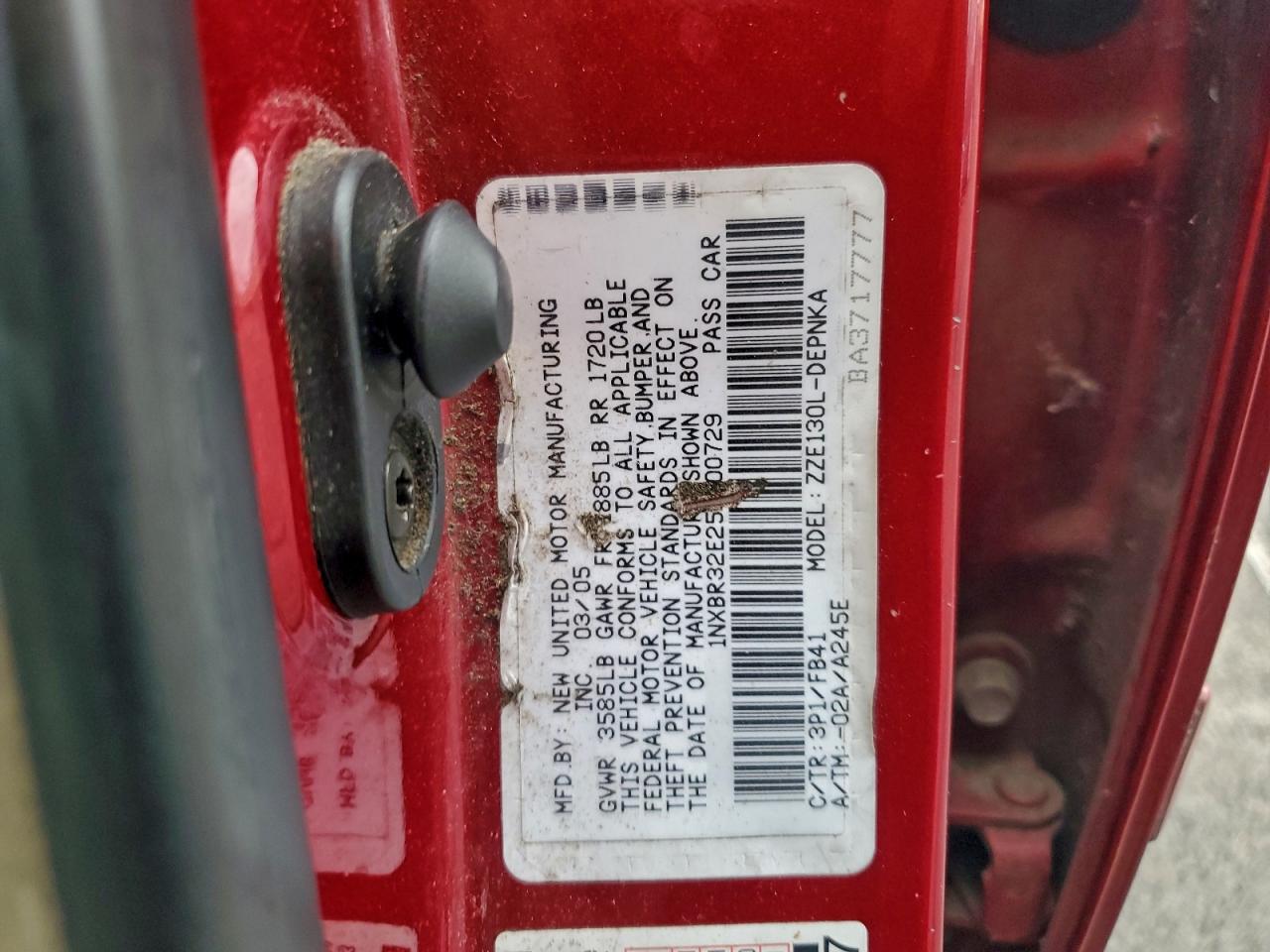 2005 TOYOTA COROLLA CE photo 25
