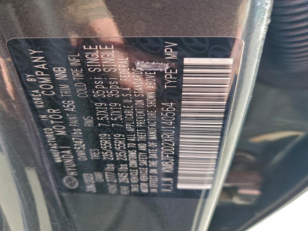 2024 HYUNDAI TUCSON LIMITED photo 13