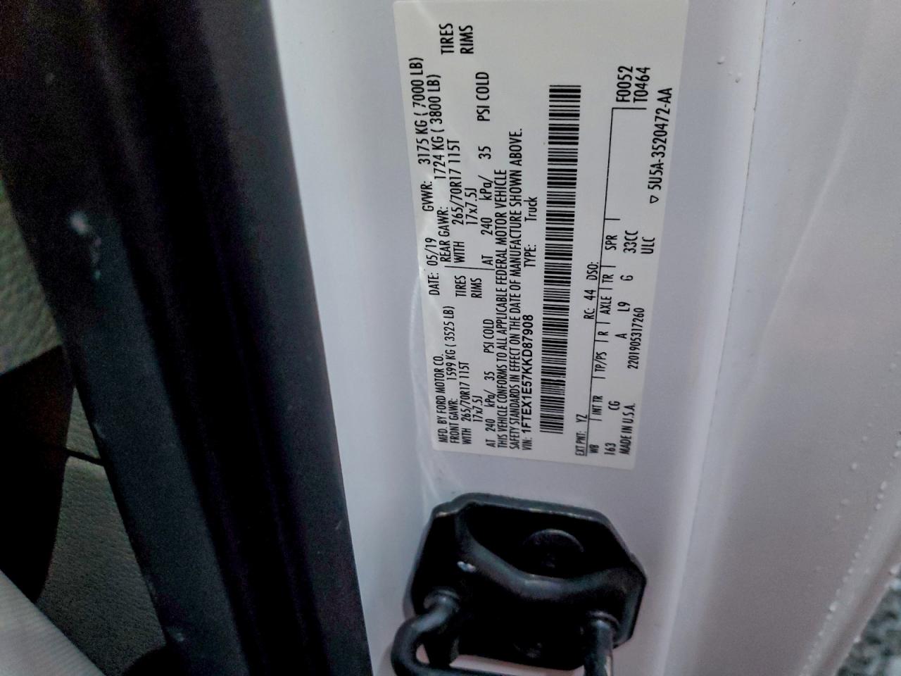 2019 FORD F150 SUPER CAB photo 12