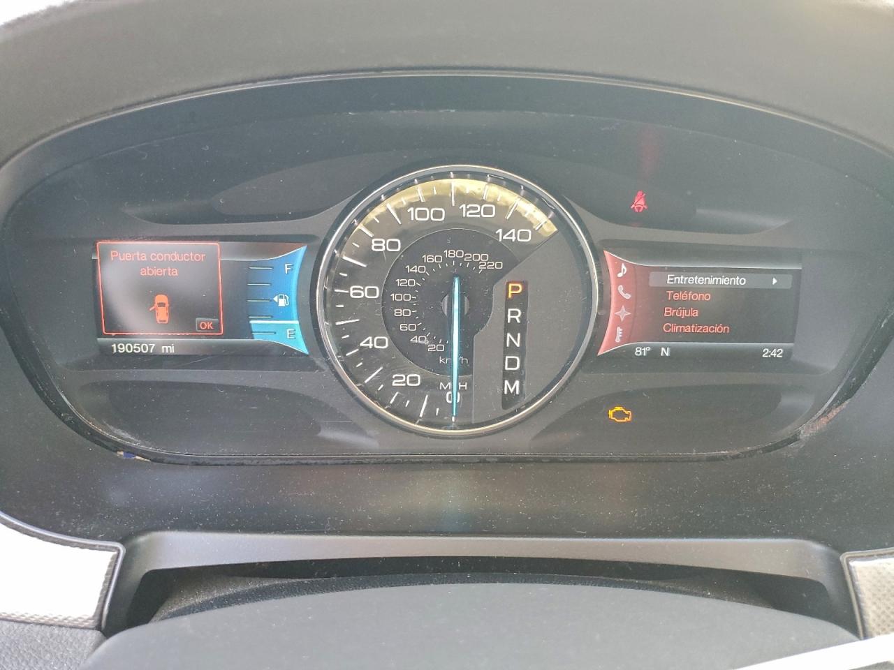 2012 FORD EDGE SEL photo 9