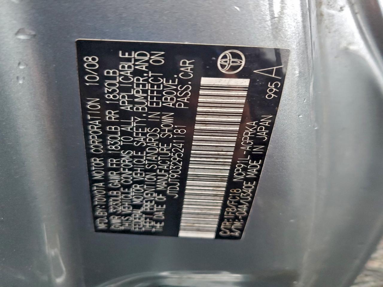2009 TOYOTA YARIS photo 25