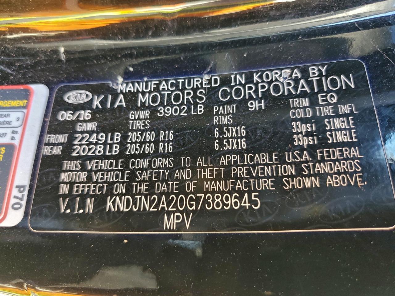 2016 KIA SOUL photo 25