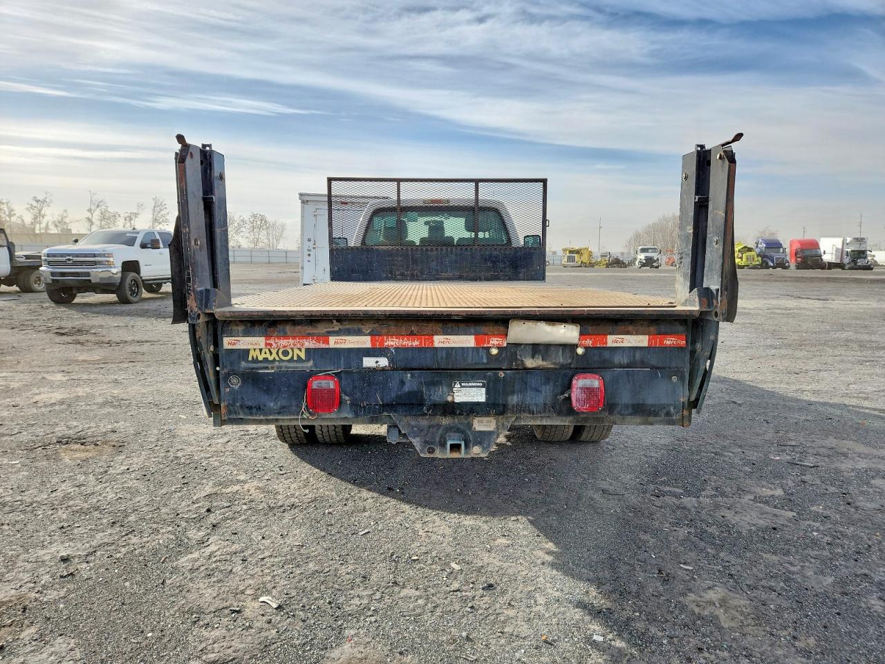 2013 FORD F550 SUPER DUTY FLATBED TRUCK photo 16