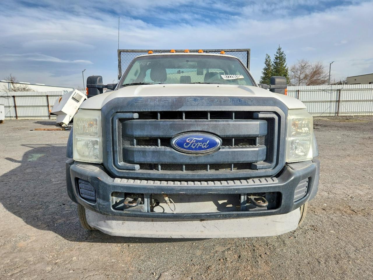 2013 FORD F550 SUPER DUTY FLATBED TRUCK photo 13