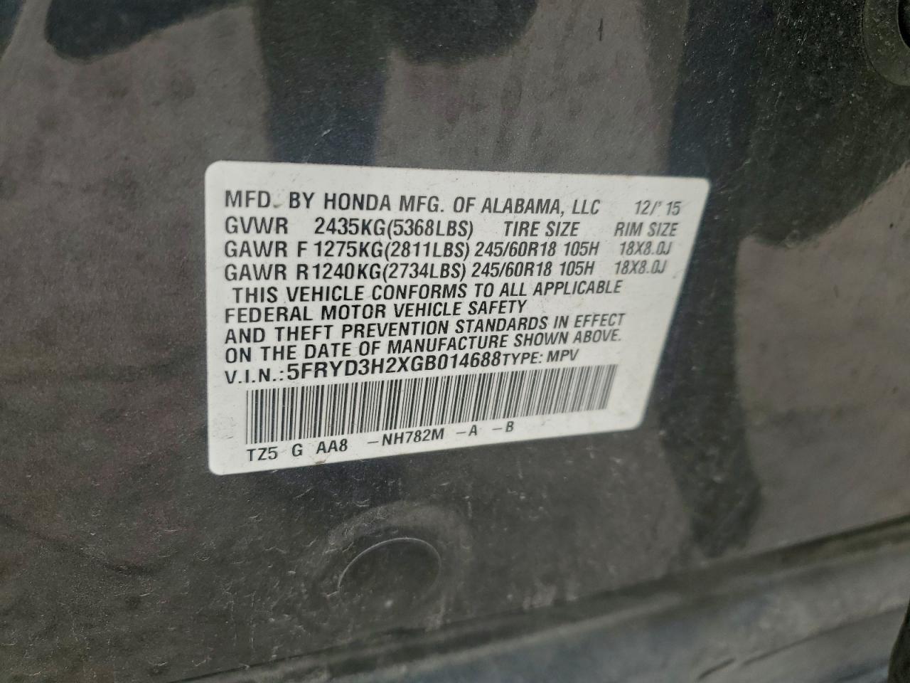 2016 ACURA MDX photo 13