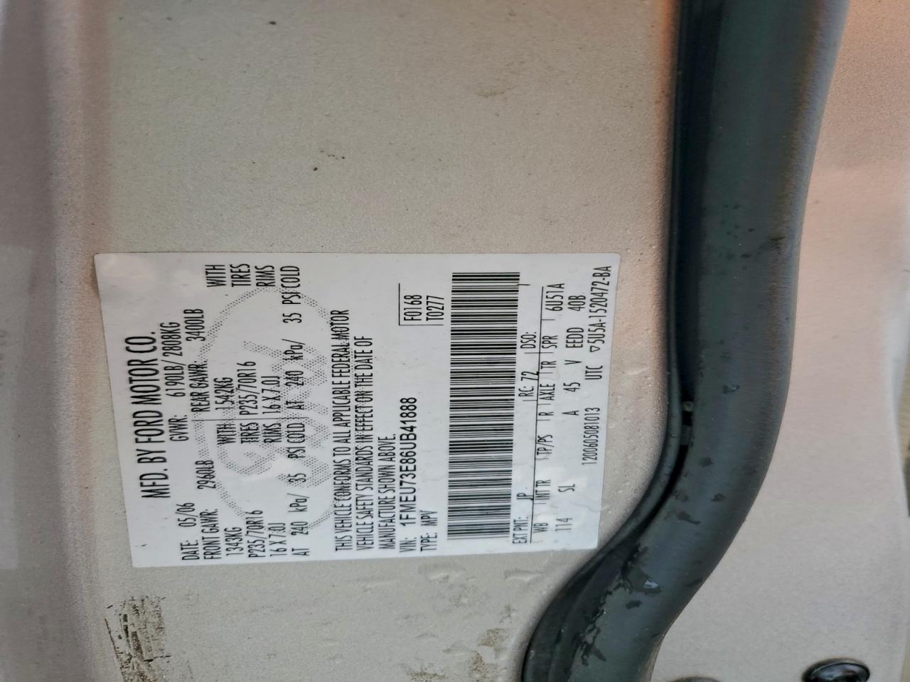 2006 FORD EXPLORER XLT photo 27