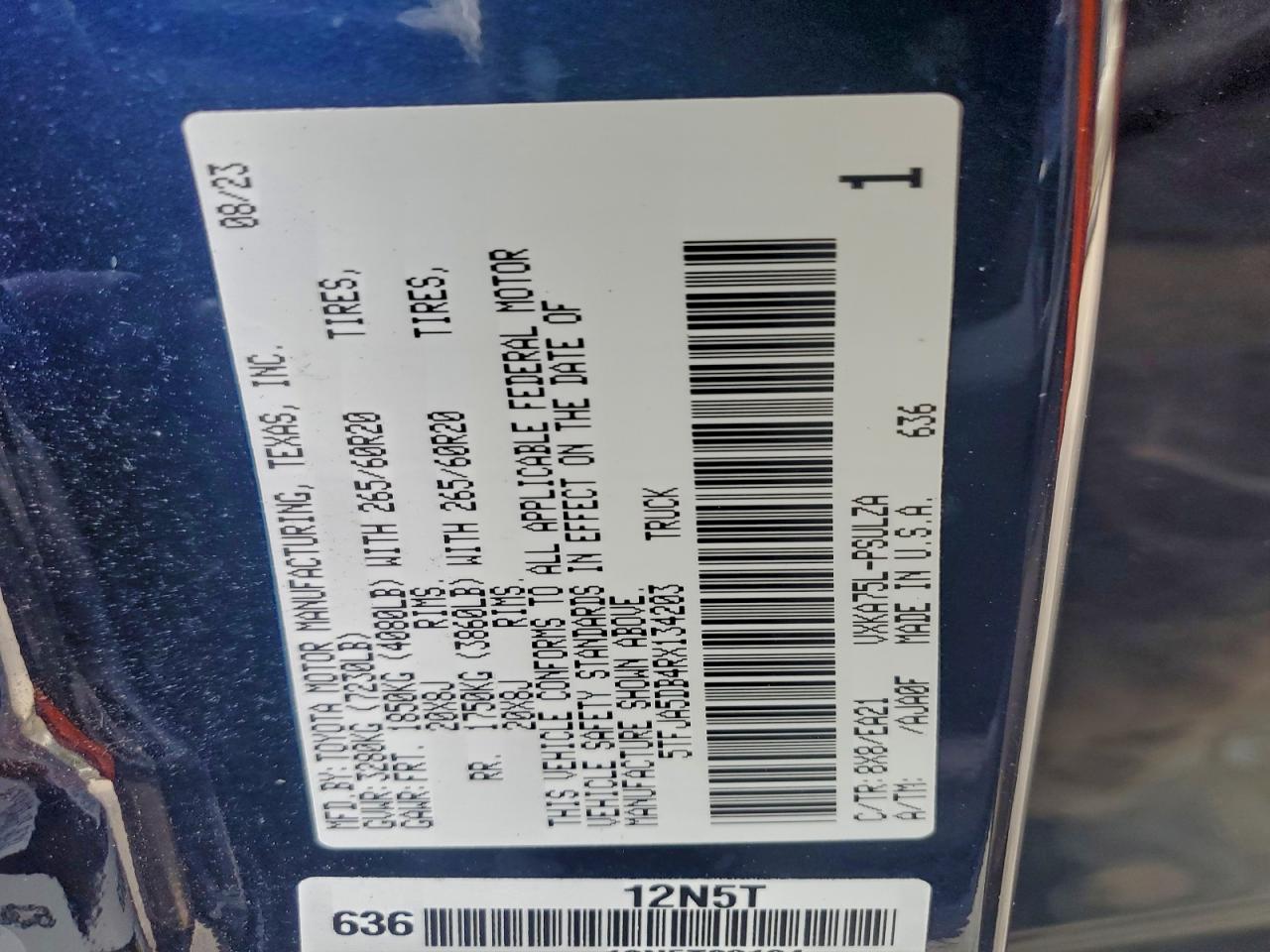 2024 TOYOTA TUNDRA CREWMAX LIMITED photo 25
