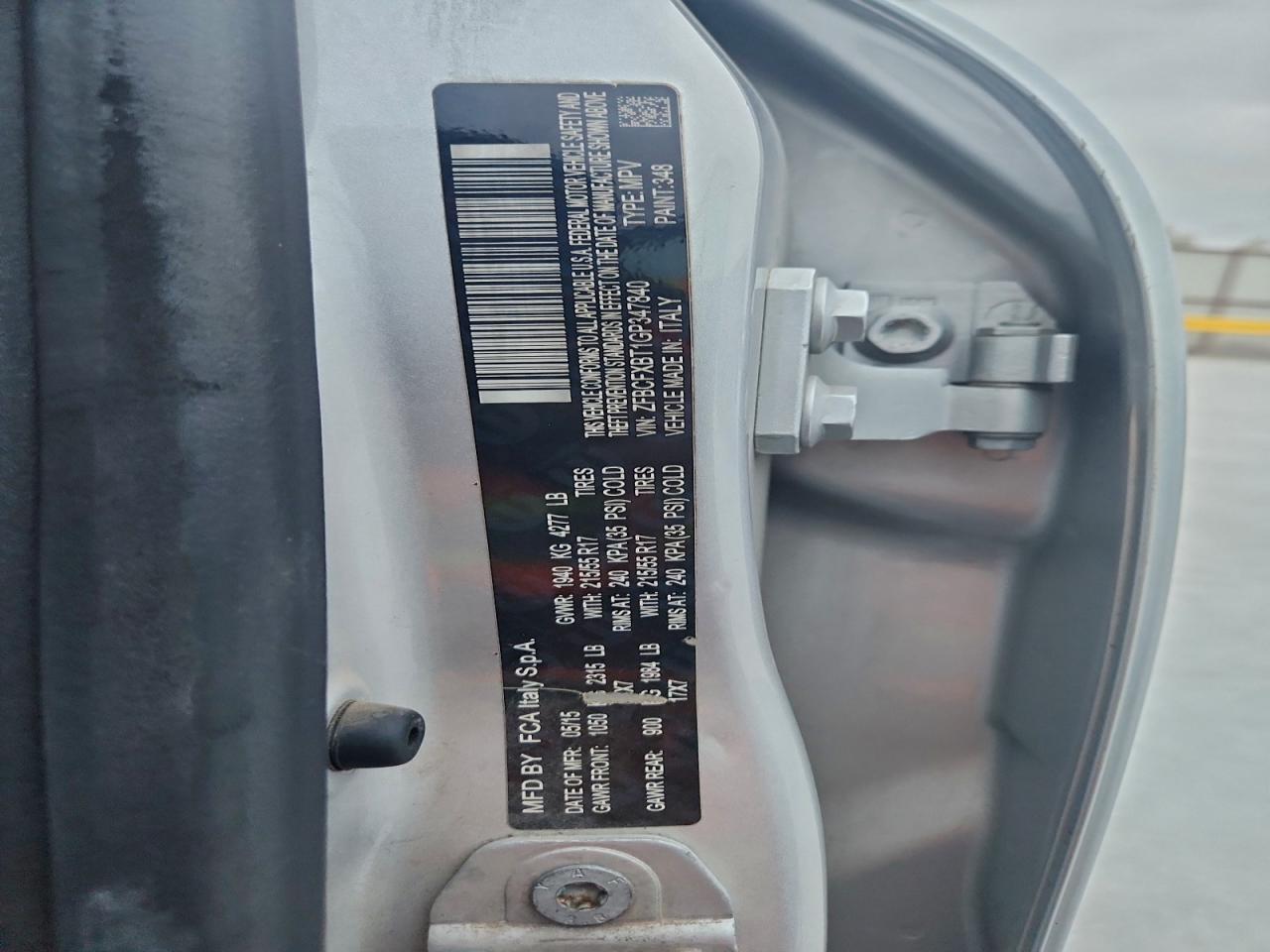 2016 FIAT 500X EASY photo 13