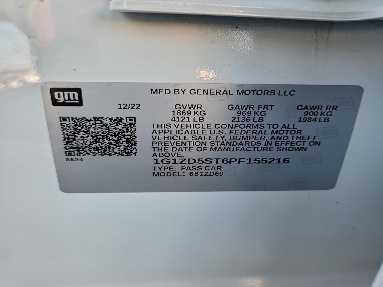 2023 CHEVROLET MALIBU LT photo 23