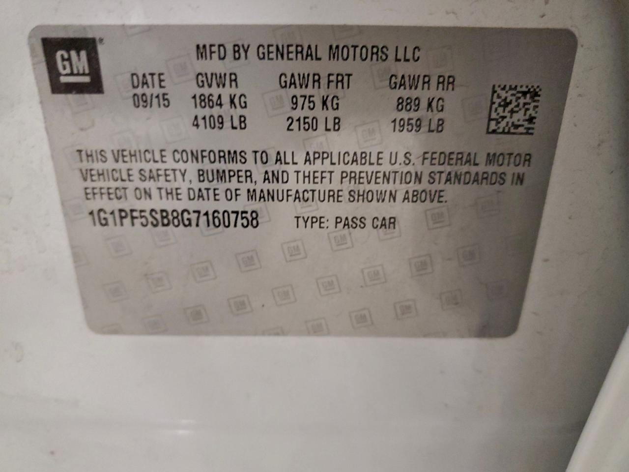 2016 CHEVROLET CRUZE LIMITED LT photo 25