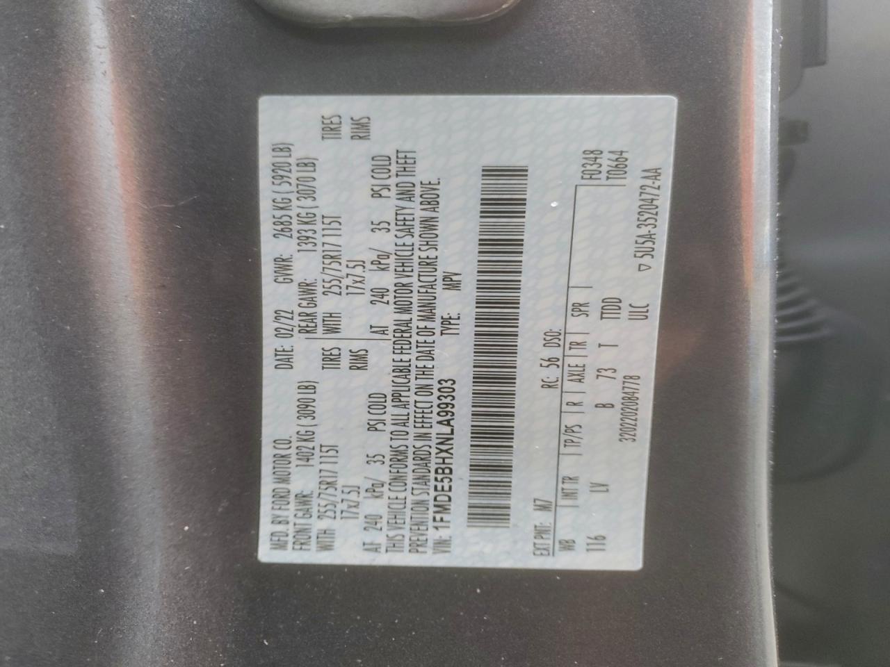 2022 FORD BRONCO BASE photo 27