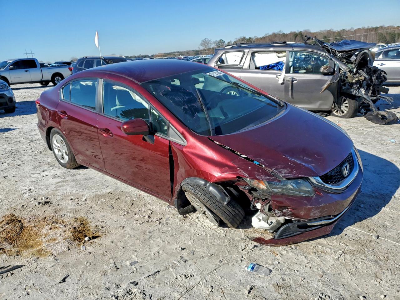 2014 HONDA CIVIC LX photo 4