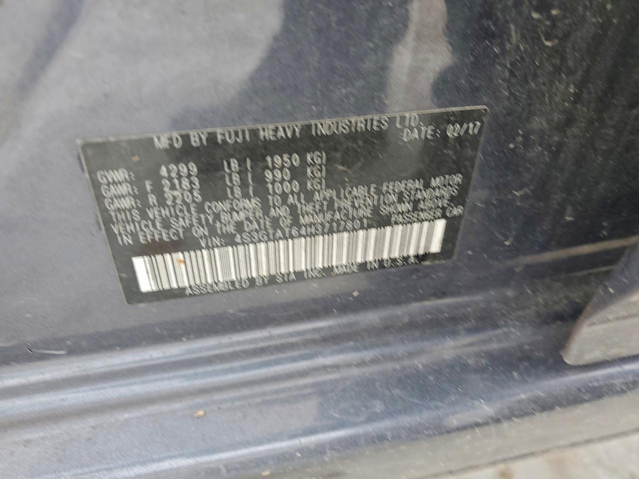 2017 SUBARU IMPREZA LIMITED photo 23