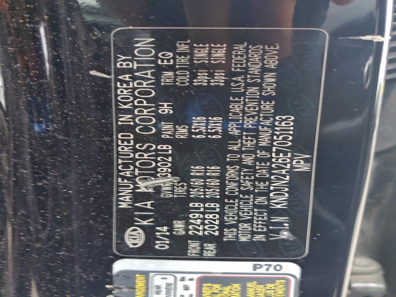 2014 KIA SOUL photo 13