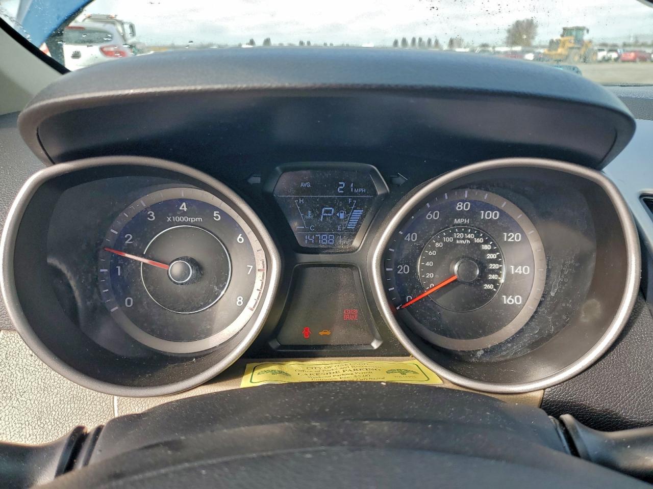2014 HYUNDAI ELANTRA SE photo 9
