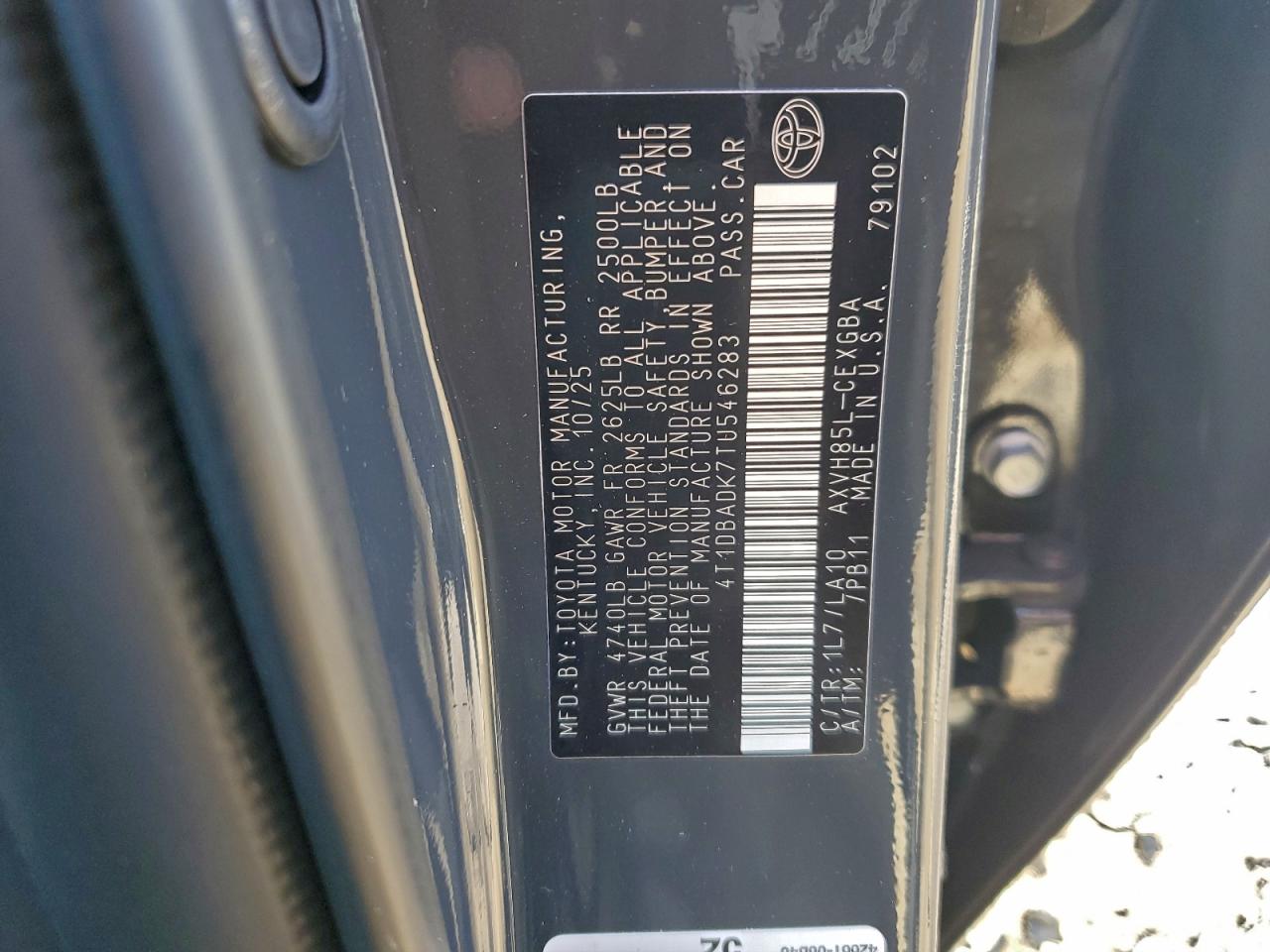 2026 TOYOTA CAMRY NIGHT SHADE photo 23