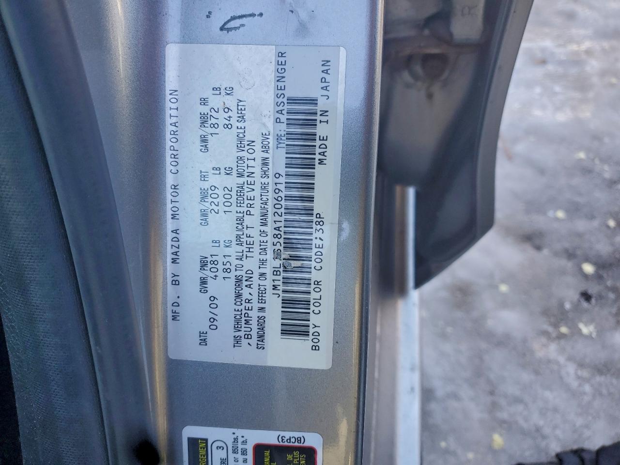 2010 MAZDA 3 S photo 34