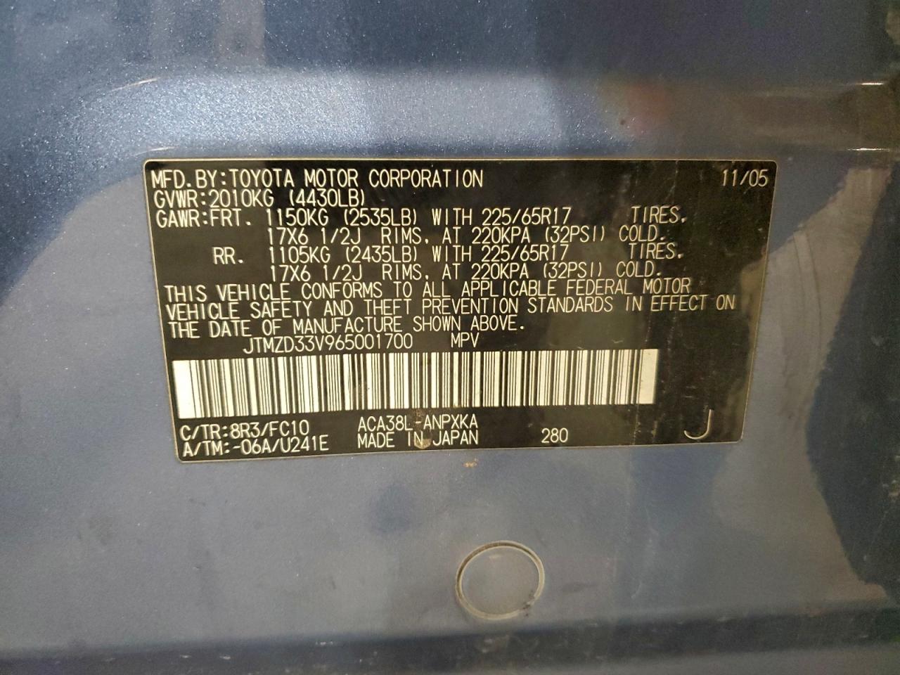 2006 TOYOTA RAV4 photo 25
