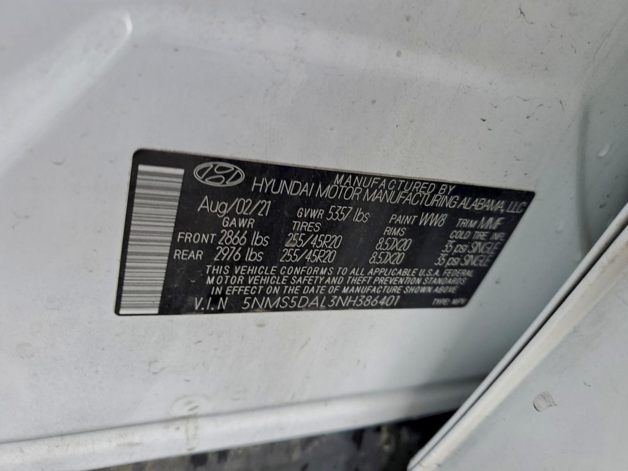 2022 HYUNDAI SANTA FE CALLIGRAPHY photo 14