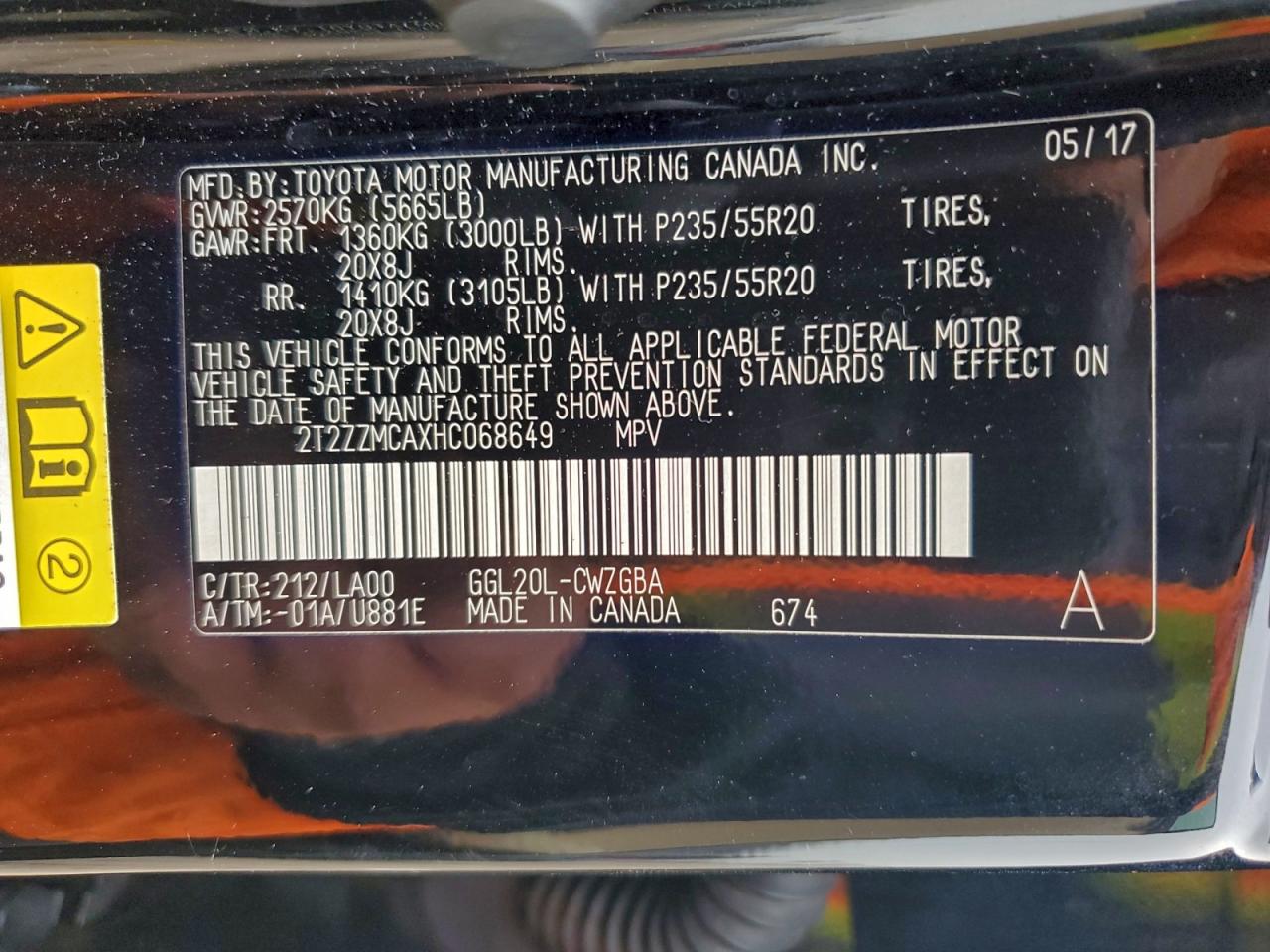 2017 LEXUS RX 350 BASE photo 25