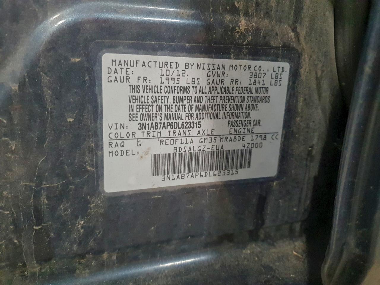 2013 NISSAN SENTRA S photo 23
