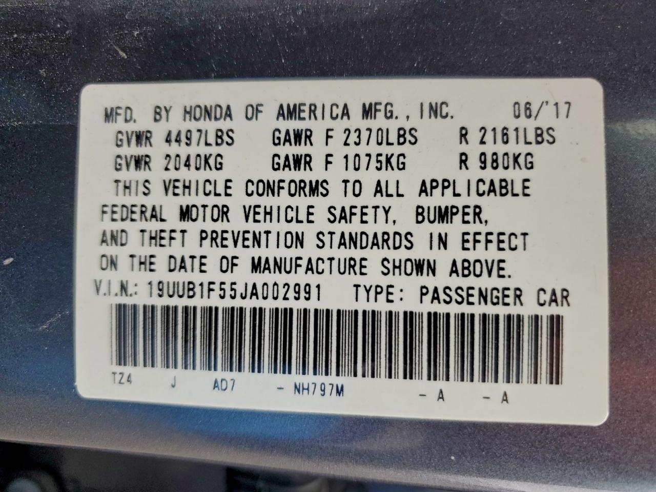 2018 ACURA TLX TECH photo 37