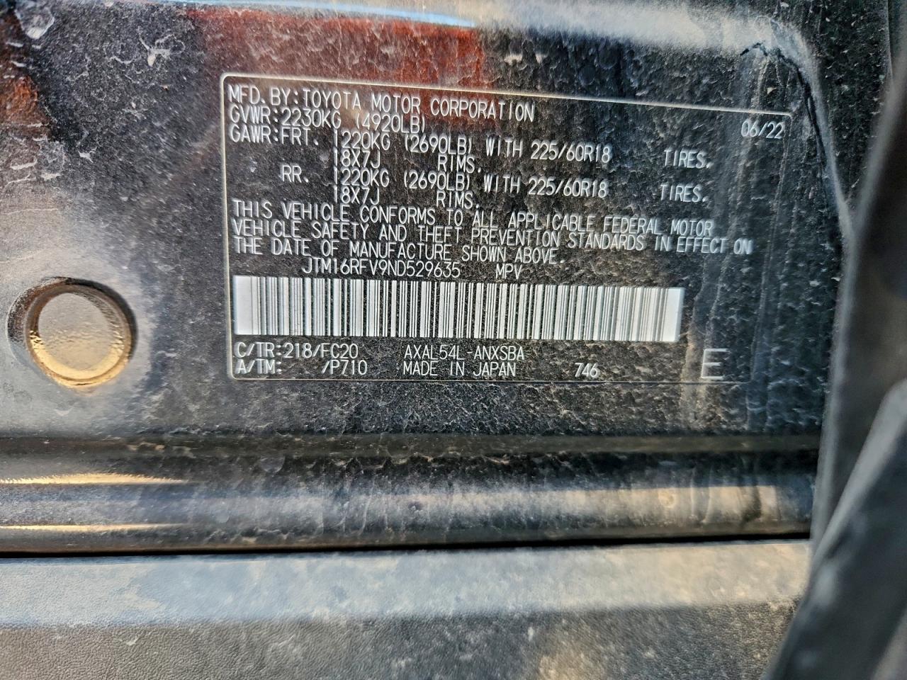 2022 TOYOTA RAV4 SE photo 37