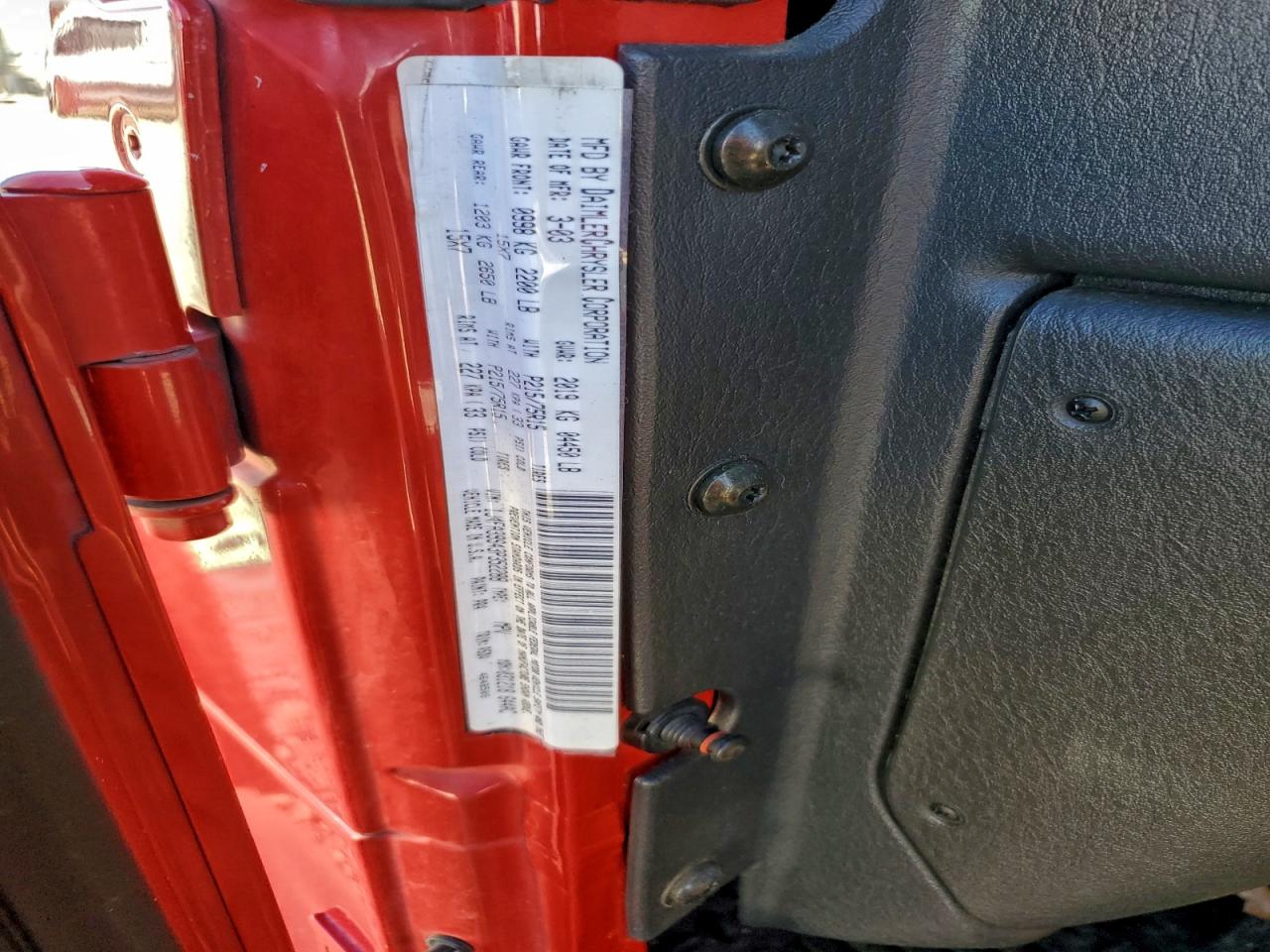 2003 JEEP WRANGLER COMMANDO photo 34