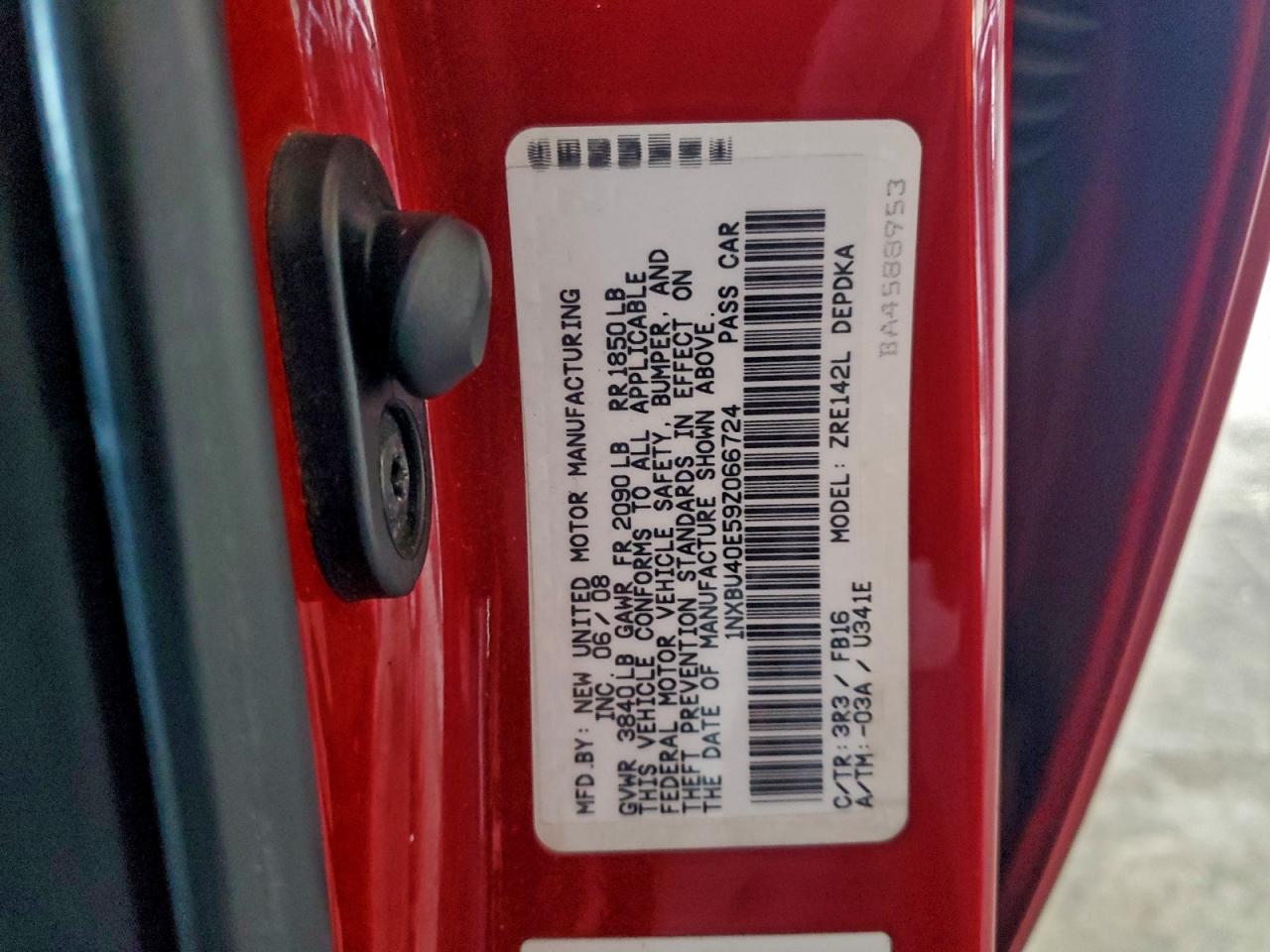 2009 TOYOTA COROLLA BASE photo 12