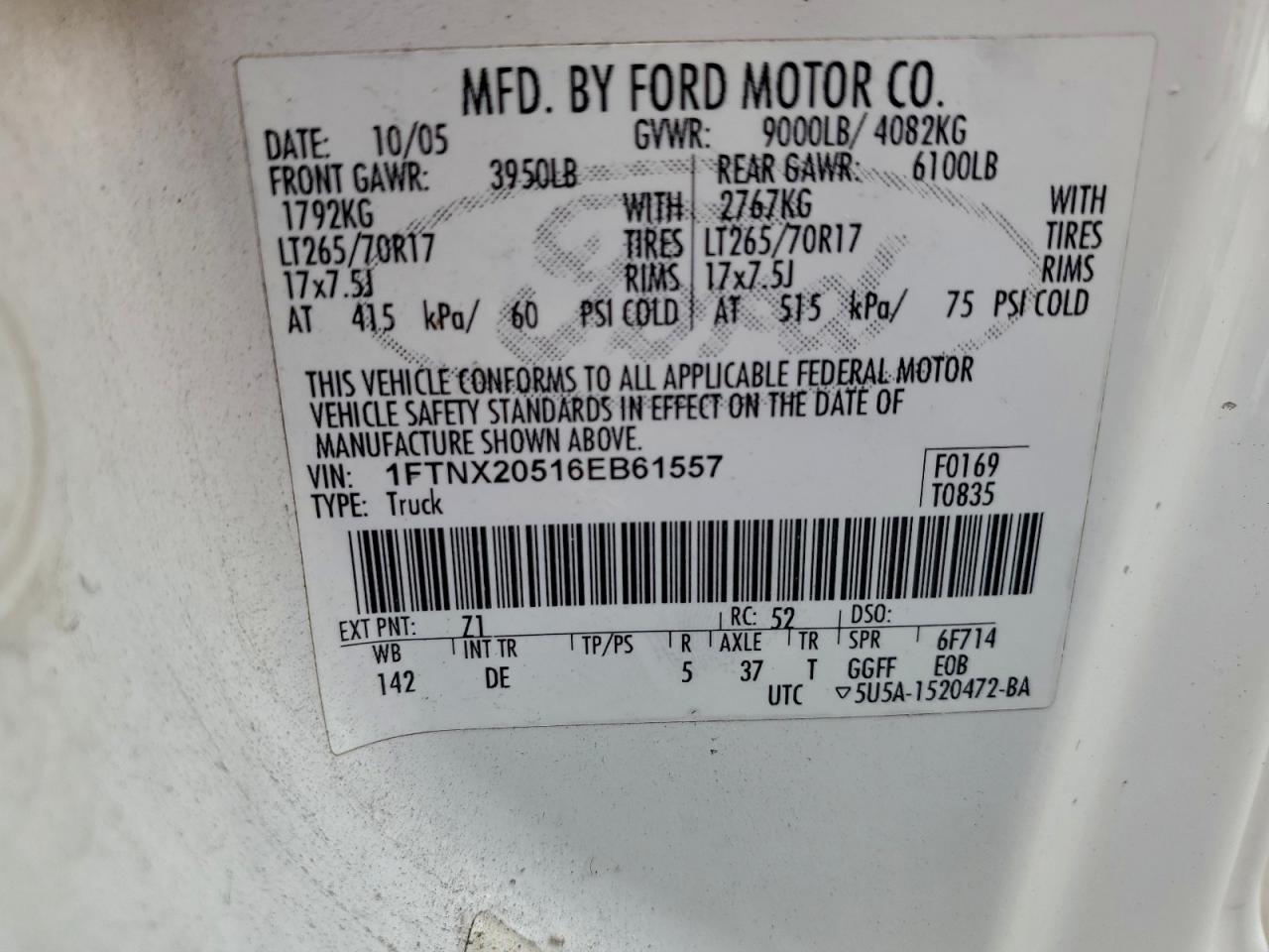2006 FORD F250 SUPER DUTY photo 12
