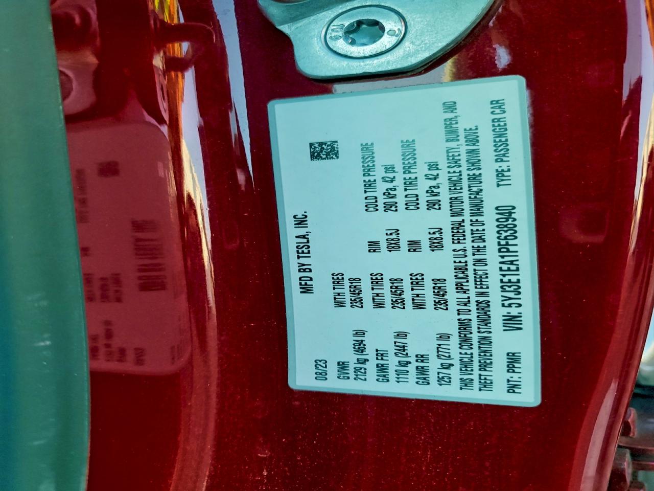 2023 TESLA MODEL 3 photo 25